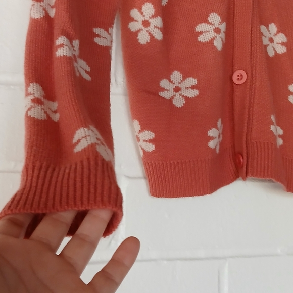 Belle Du Jour Kids Flower Cardigan - Picture 3 of 6